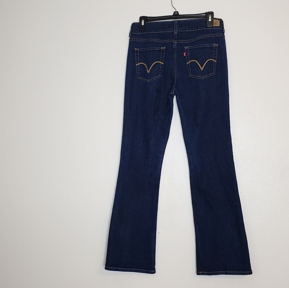 Levis 526 Slender Bootcut Jeans RARE Back Pocket Sustainable Western Womens - Picture 9 of 16